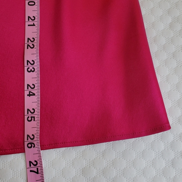 Lafayette 148 Silk‎ Blouse Womens Size 8 Raspberry Holidays Work Christmas M - Picture 12 of 13